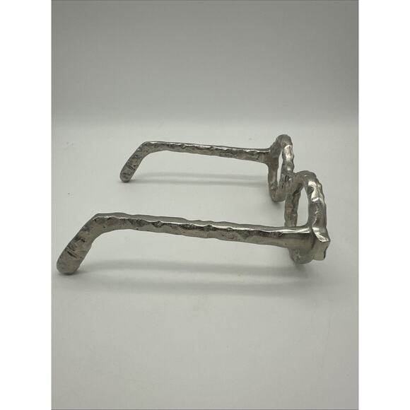 Sagebrook Home Abstract Round Glasses Aluminum Sculpture Decoration, Room or ... - Picture 2 of 4